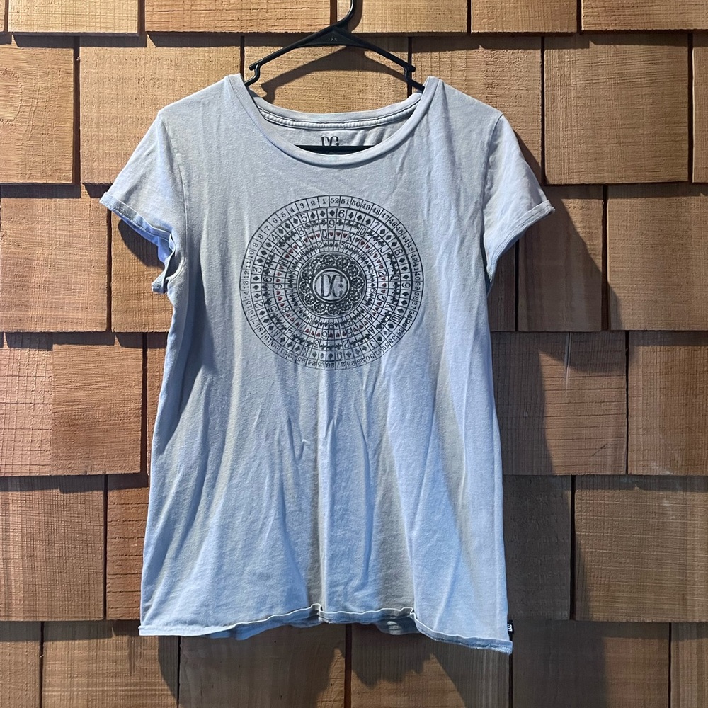 DC Light Gray Circular Graphic Tee
